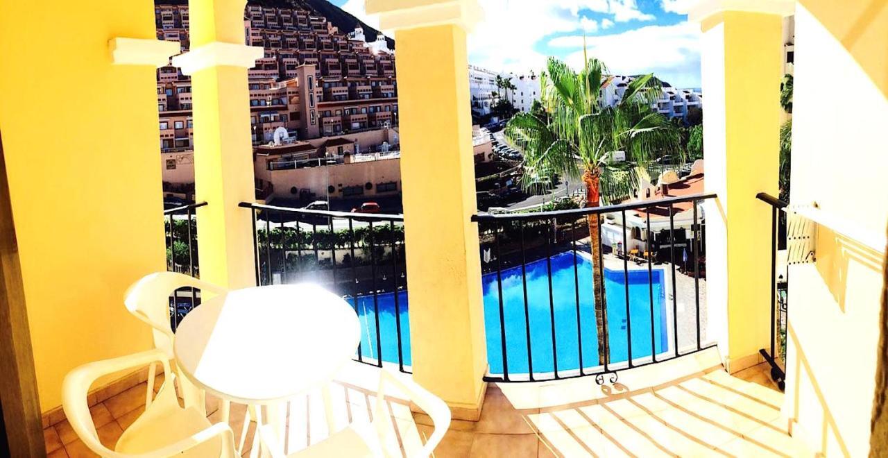 Studio Castle Harbour Vistas Piscina Lejlighed Los Cristianos  Eksteriør billede